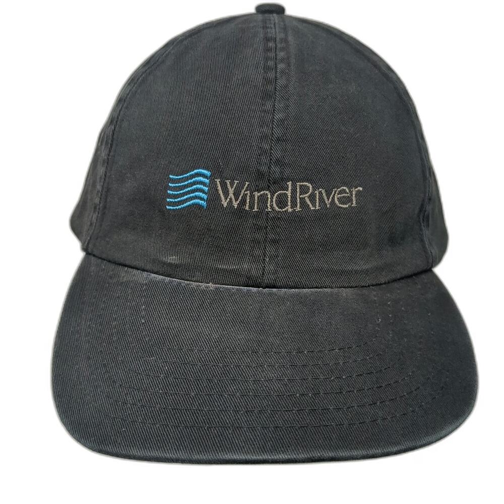 WindRiver Baseball Cap Black One Size 1999 Worldwide Sales Rally Slideback Hat